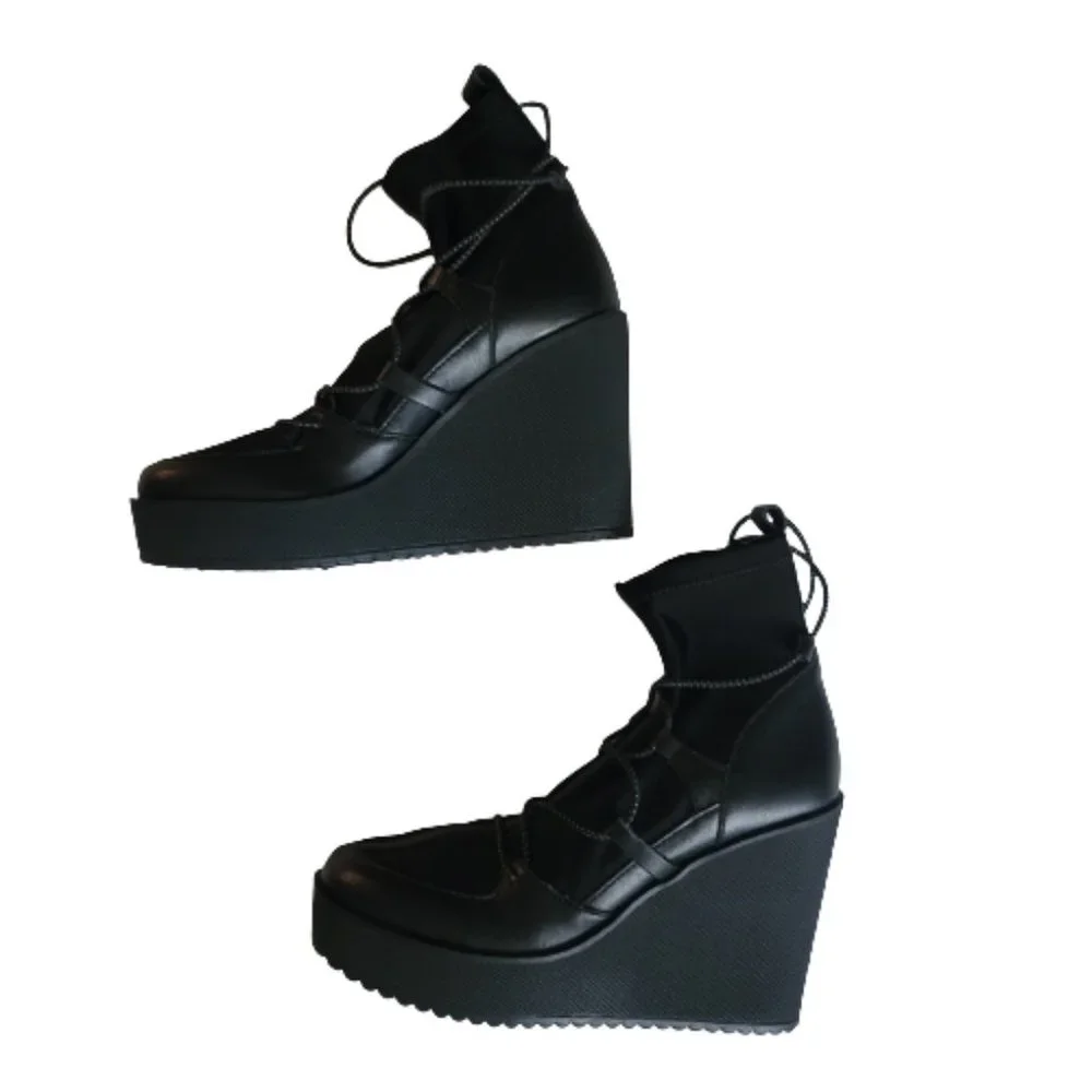 Steve Madden Atomic Wedge Booties NWOT - Picture 3 of 11